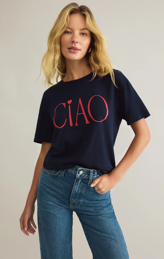 Z Supply Ciao Boyfriend Tee