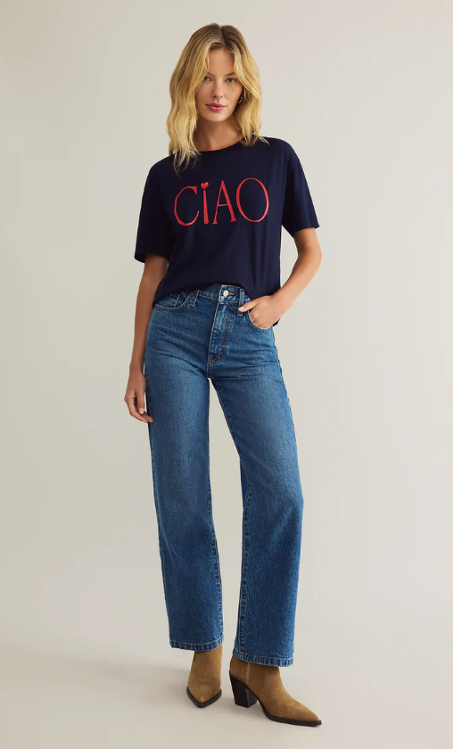Z Supply Ciao Boyfriend Tee