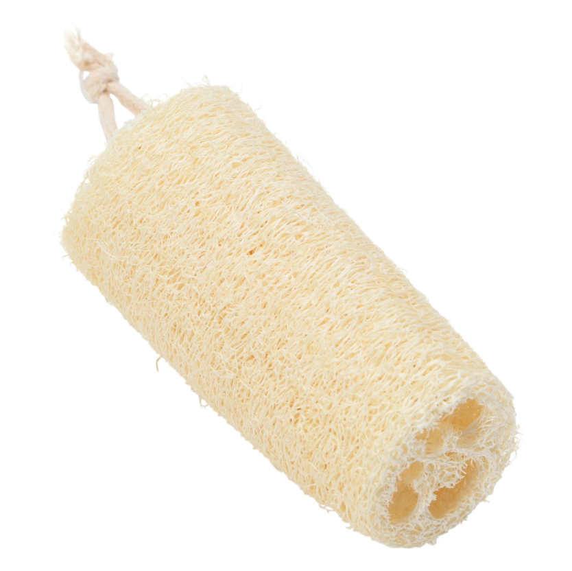 Loofa Brush with Rope Hanger