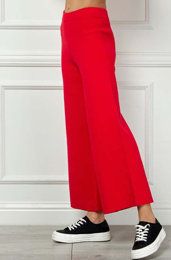Blakely Cropped Wide Sweater Pants