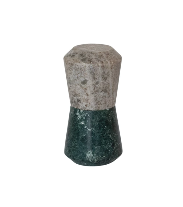 Marble Stackable Salt & Pepper Shakers