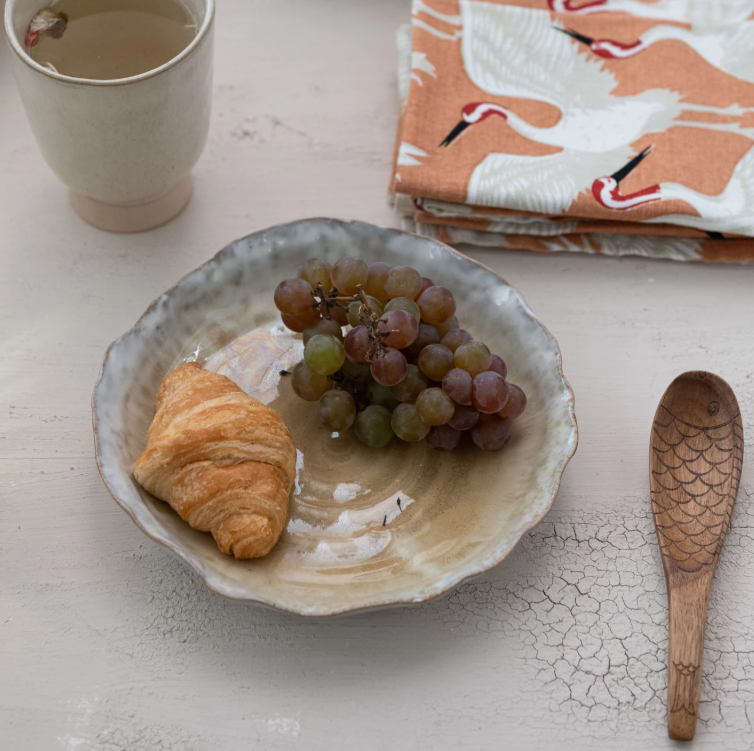 Fish Design Carved Wooden Spoon