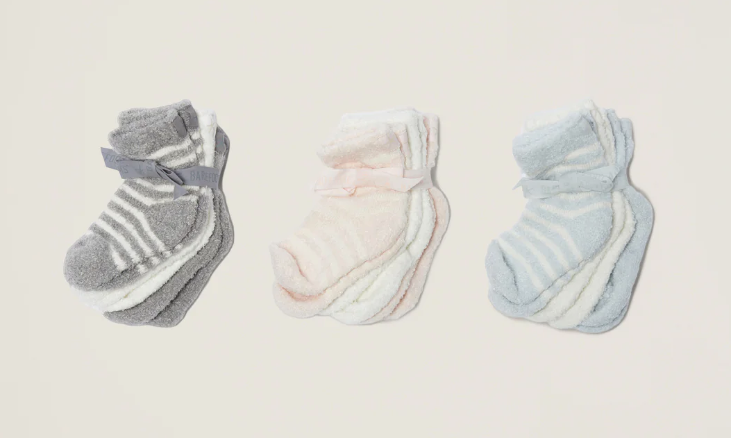 Barefoot Dreams CozyChic Lite Infant Sock Set