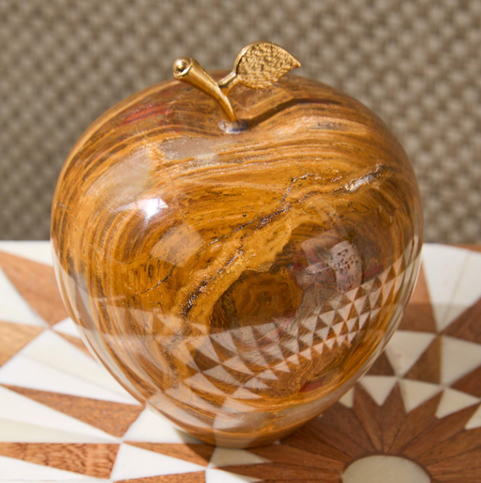 Marble Apple Paperweight