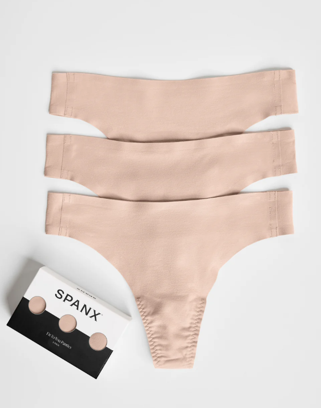 SPANX Fit-To-You Thong 3-Pack