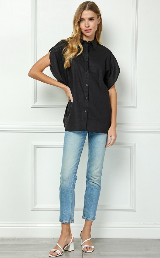 Faith Wing Sleeve Top - Final Sale 40% off in cart