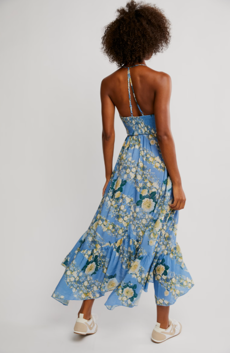 Free People Heat Wave Printed Maxi