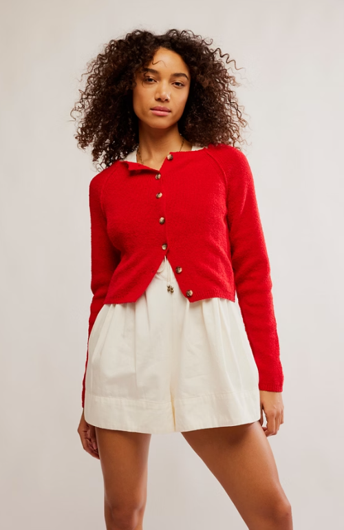 Free People Sydney Shrunken Cardi