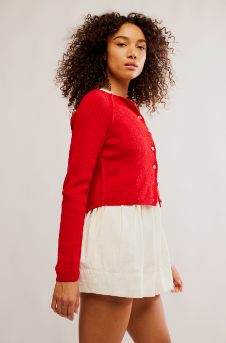 Free People Sydney Shrunken Cardi