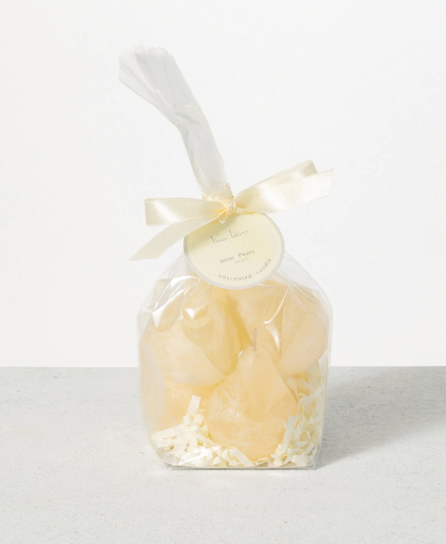 Mini Pear Candles - Set of 6