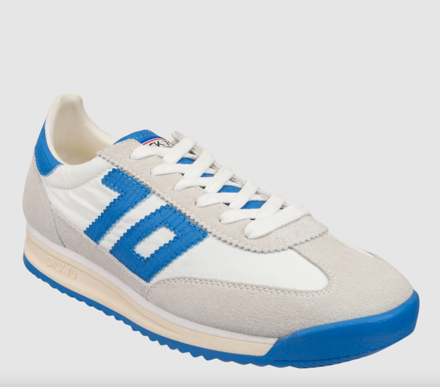 Back 70 Barkley Jogger Sneakers - White French Blue