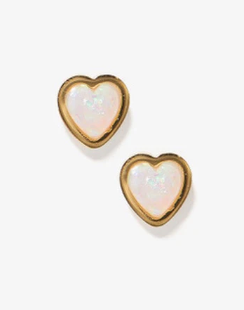 Linny Co Screwback Stud - Tara Heart