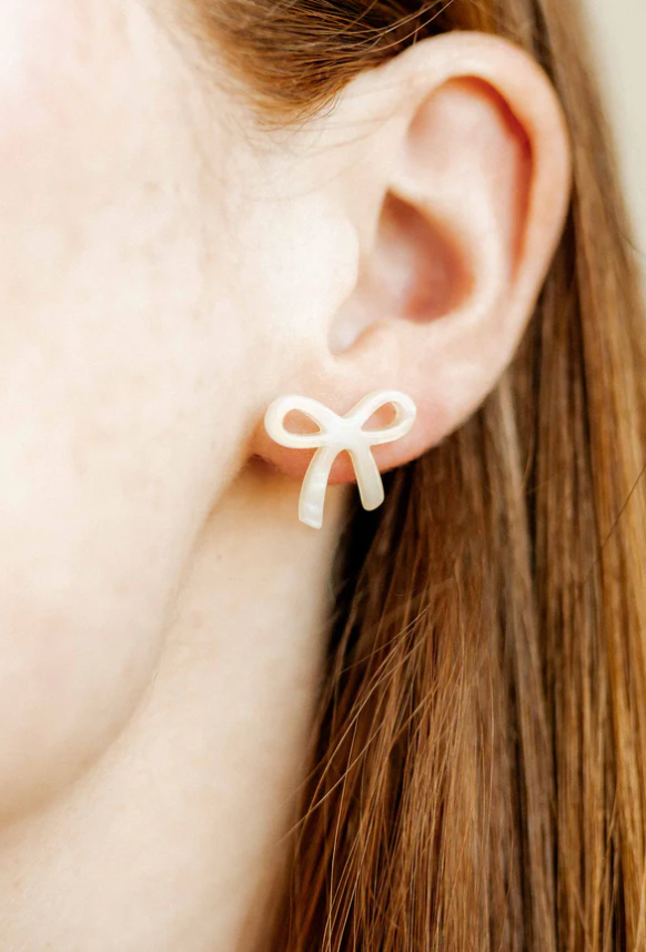 Linny Co Kylie Bow Earrings