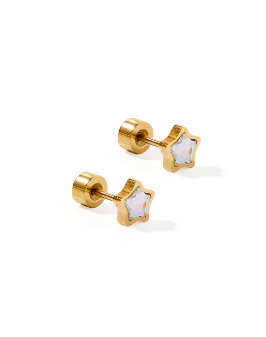 Linny Co Screwback Stud - Polly Star