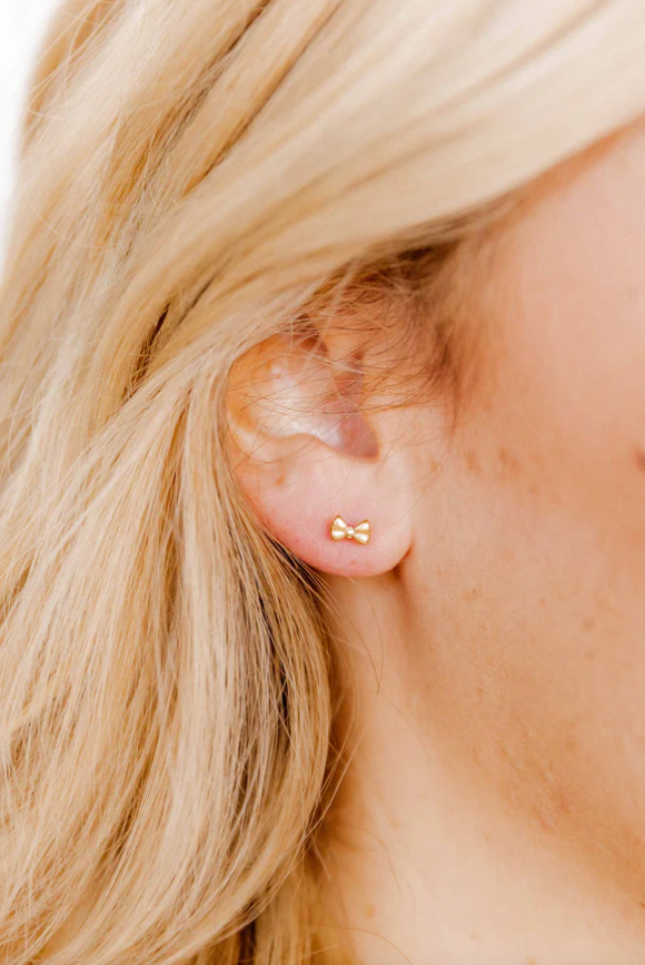 Linny Co Screwback Stud - Tori Bow