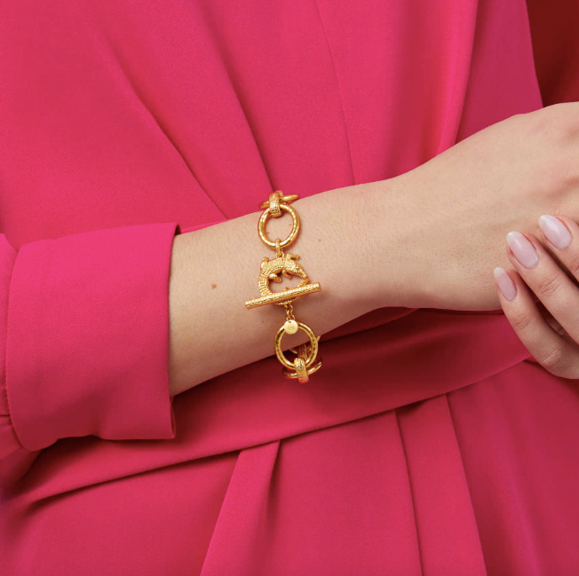 Julie Vos Alligator Link Bracelet