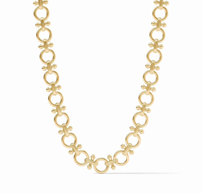 Julie Vos Bamboo Link Necklace