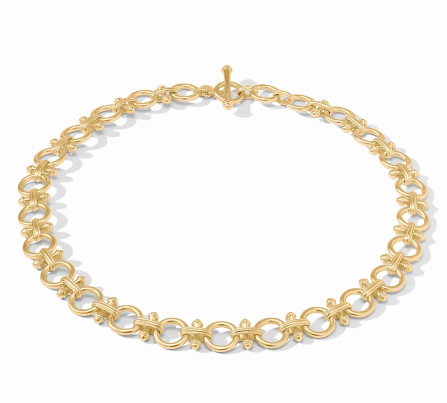 Julie Vos Bamboo Link Necklace