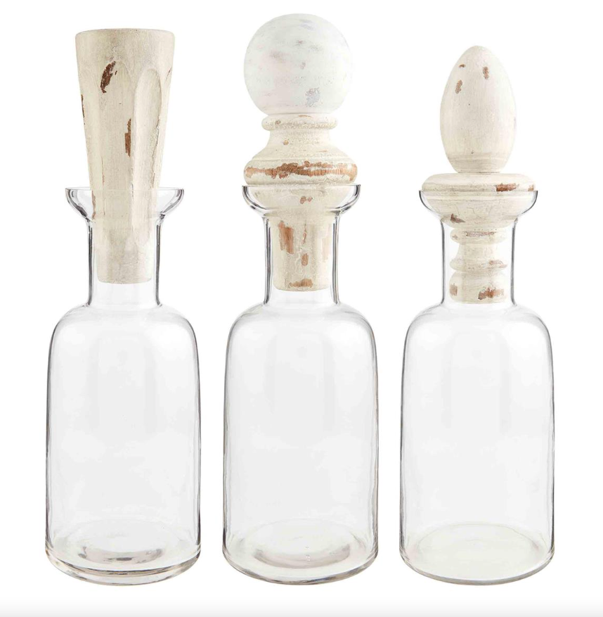 Mango Wood Finial Decanter