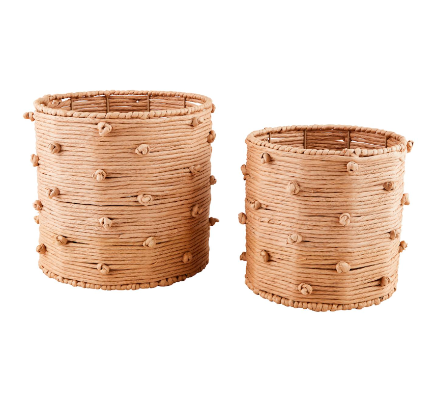 Knotted Rope Paper Basket