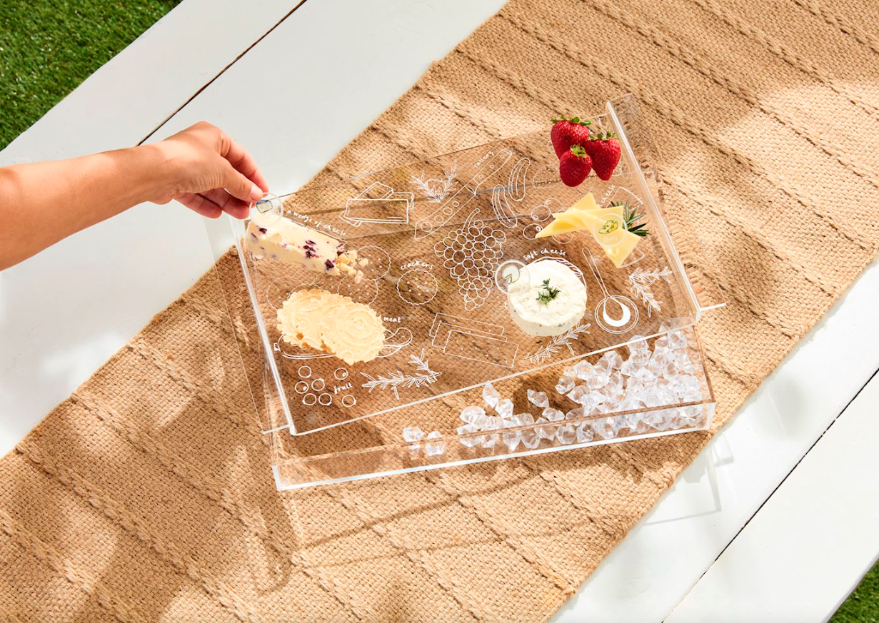 Acrylic Charcuterie Chiller Tray