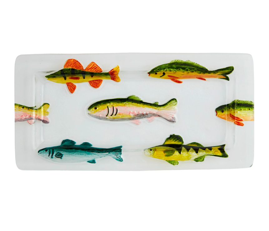 Glass Fish Platter