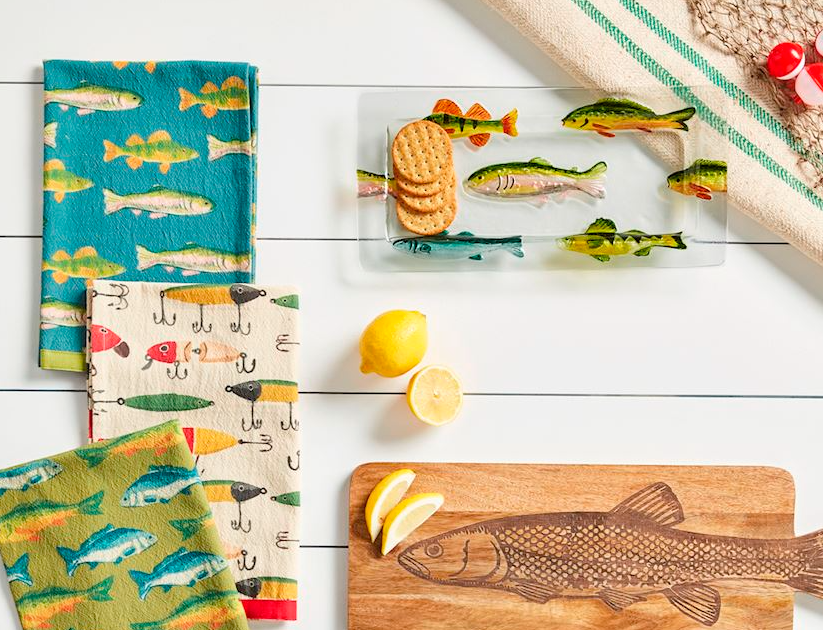 Glass Fish Platter