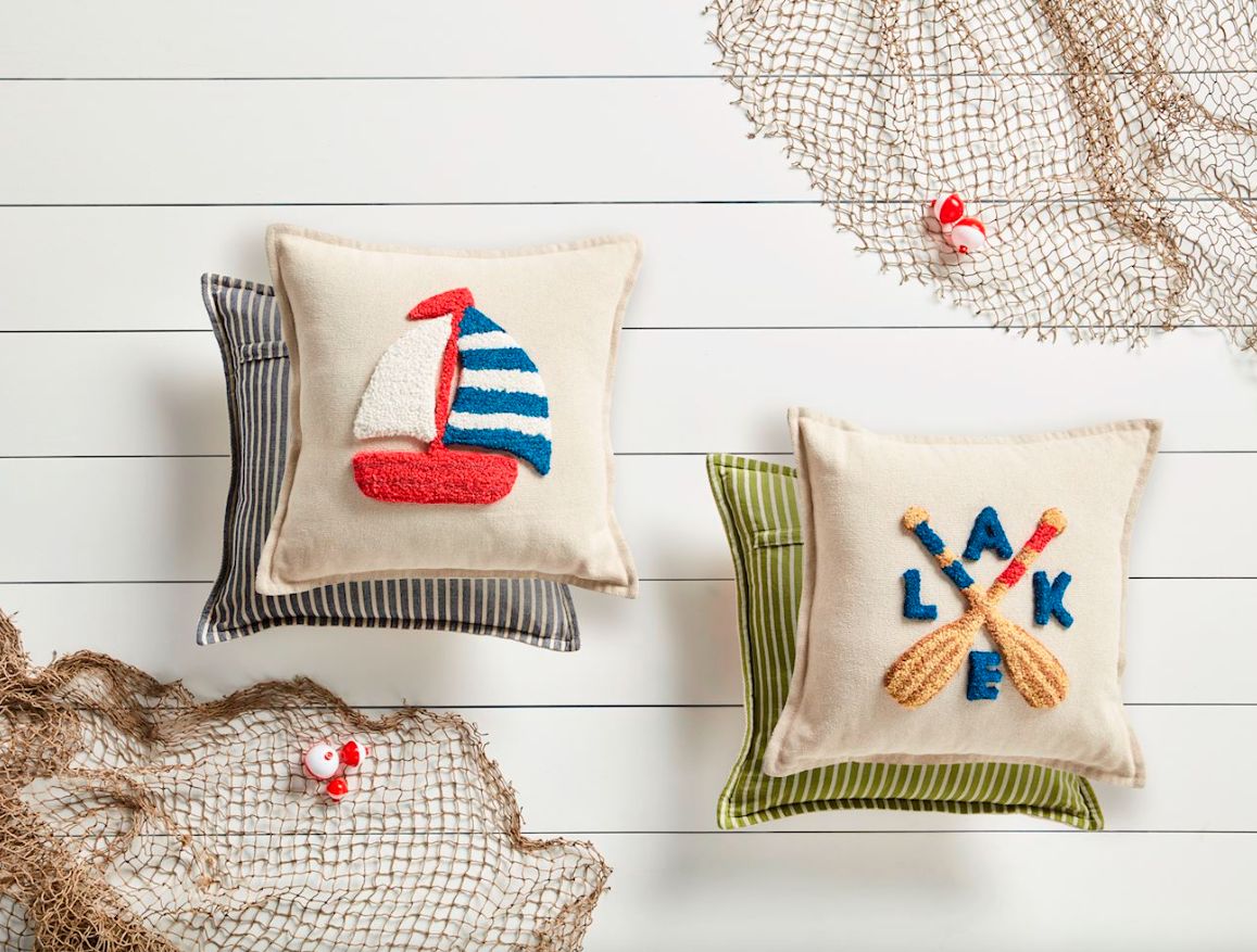 Lake Tufted Pillow