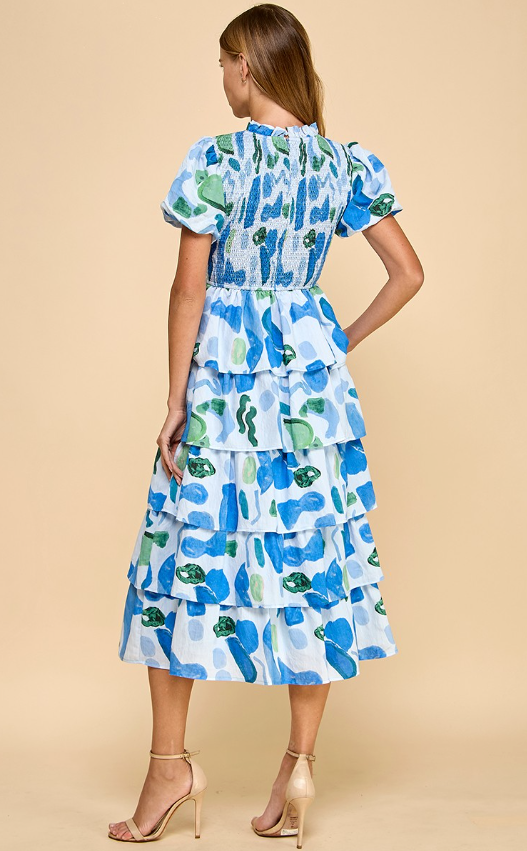 Margo Bubble Sleeve Smocked Dress - Final Sale 20% off in cart