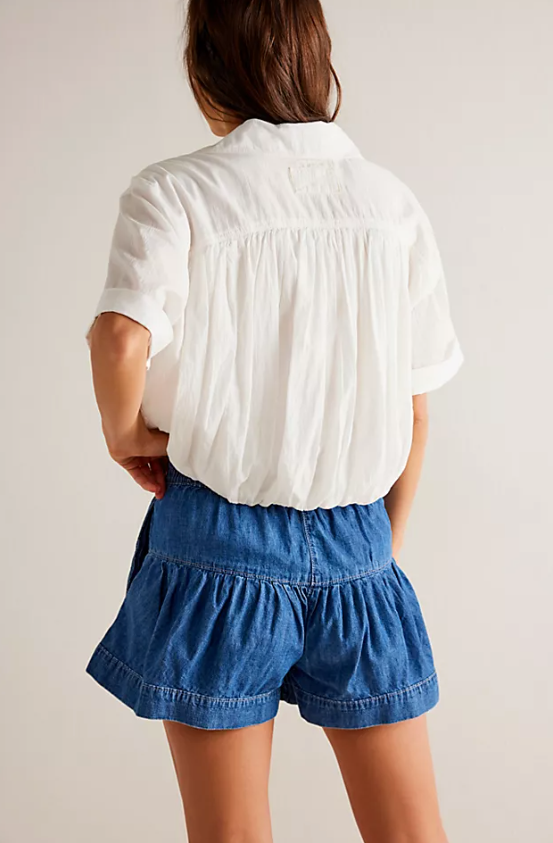 Free People Fleur Denim Shorts - Final Sale 25% off in cart