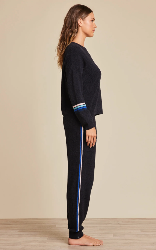 Barefoot Dreams CozyChic Ultra Lite Multi Stripe Pullover
