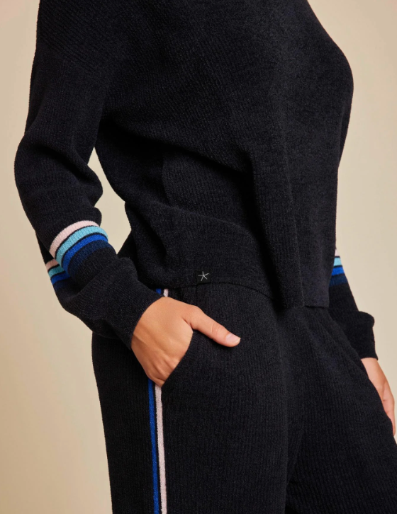 Barefoot Dreams CozyChic Ultra Lite Multi Stripe Pullover