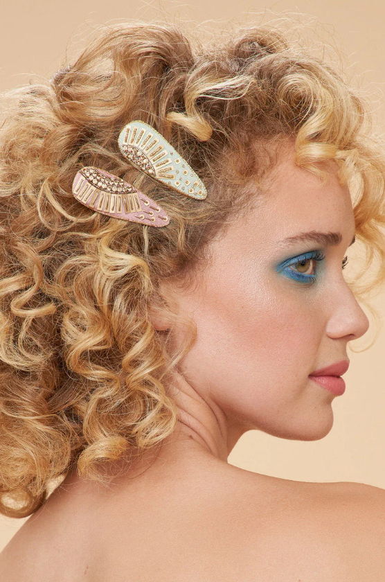 Jewelled Hair Clips Set