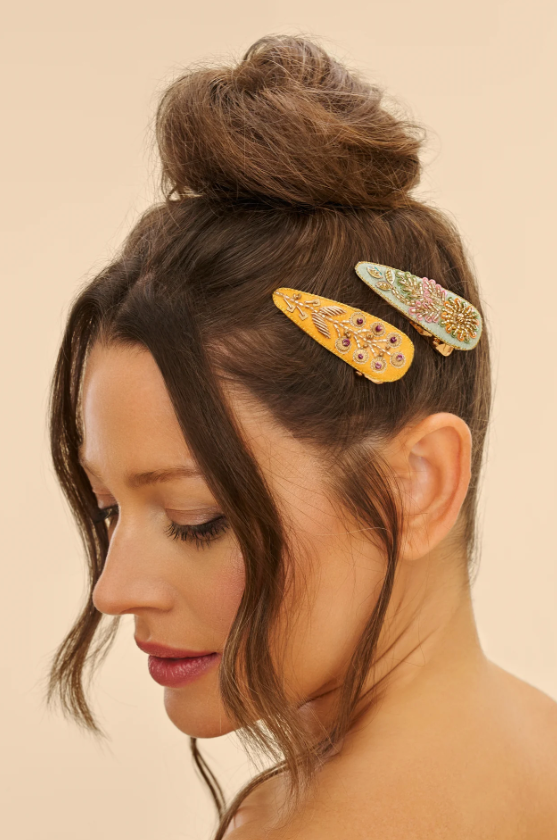 Jewelled Hair Clips Set