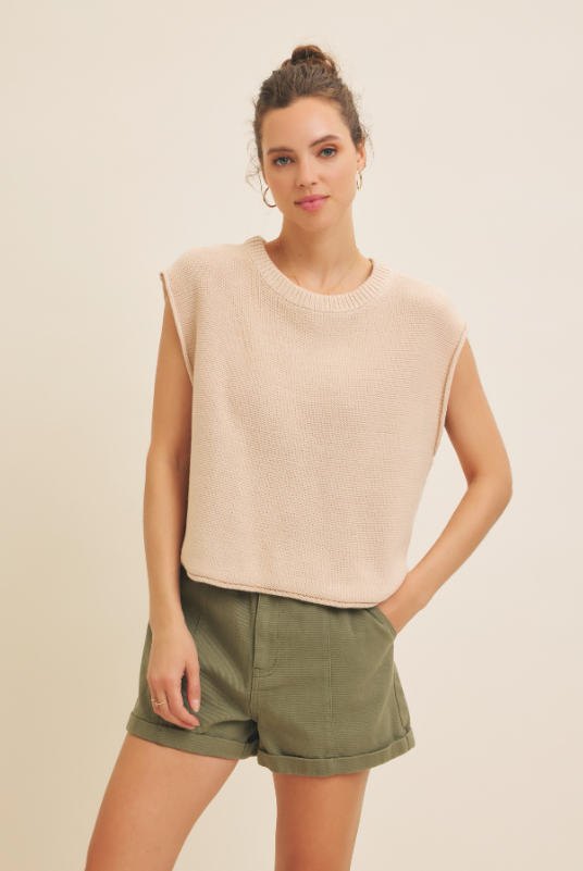Jessie Boxy Knit Sweater Top - Final Sale 25% off in cart
