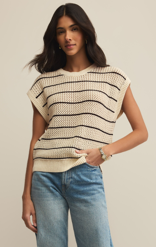 Z Supply Ines Striped Sweater