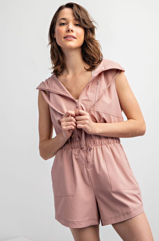 Cecelia Performance Hoodie Romper
