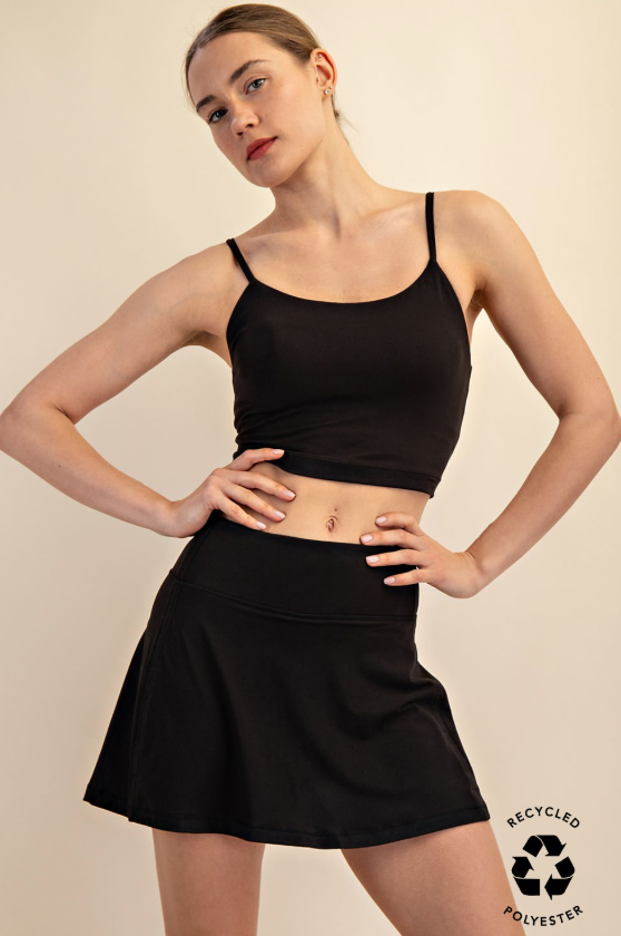 Brianna Butter Soft Pleated Skort