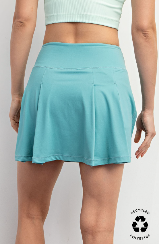 Brianna Butter Soft Pleated Skort