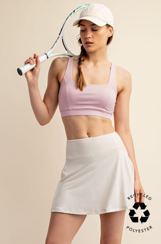 Brianna Butter Soft Pleated Skort