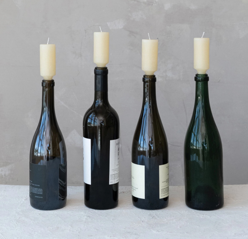 Bottle Taper Candles - Set of 4