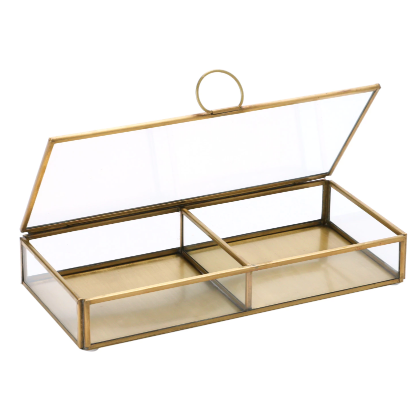 Brass and Glass Display Box