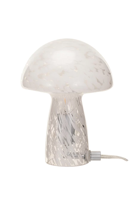 Confetti Glass Mushroom Table Lamp