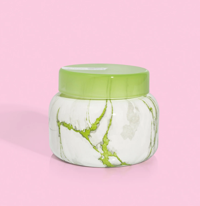 Capri Blue Honeydew Crush Marble Jar Candle