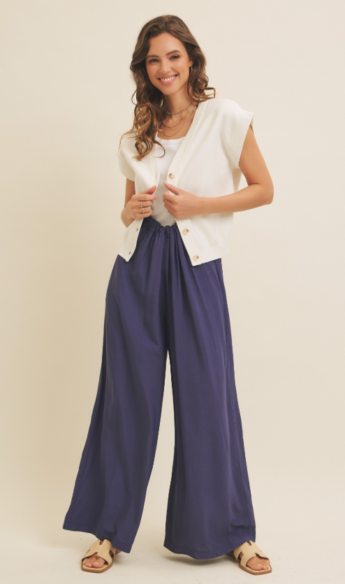 Marlee Short Sleeve Sweater Vest Cardigan