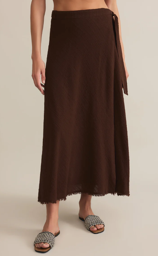 Z Supply Salerno Wrap Midi Skirt