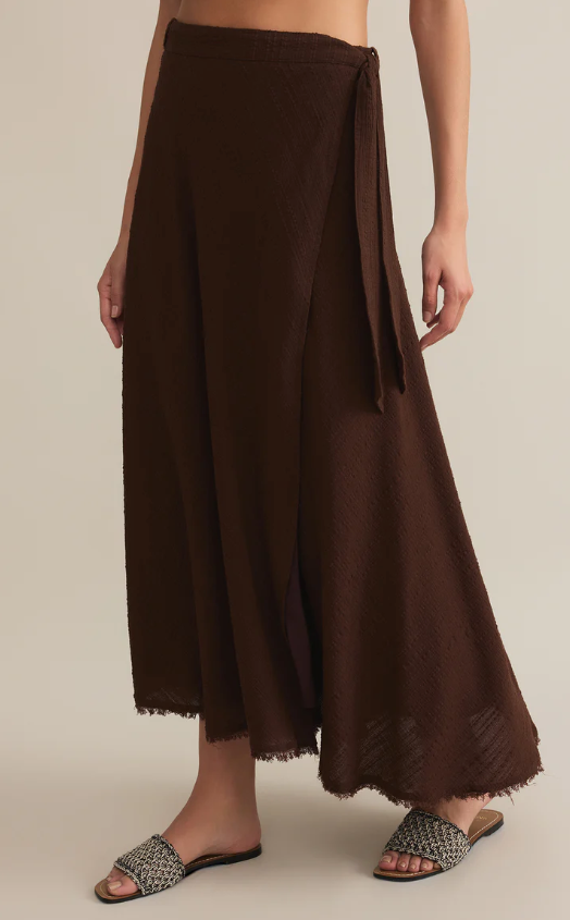 Z Supply Salerno Wrap Midi Skirt