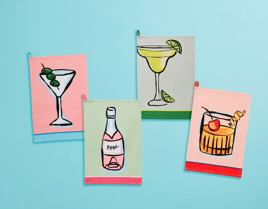 Colorful Cocktail Towel