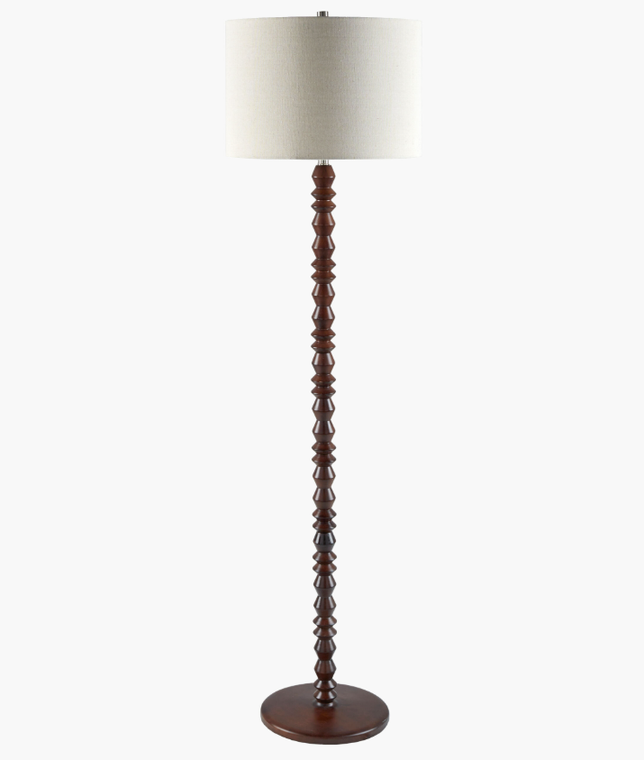 Padauk Accent Floor Lamp