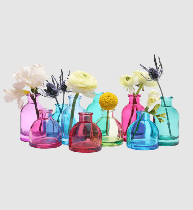 Loft Bud Vase - Assorted Jewel Tones